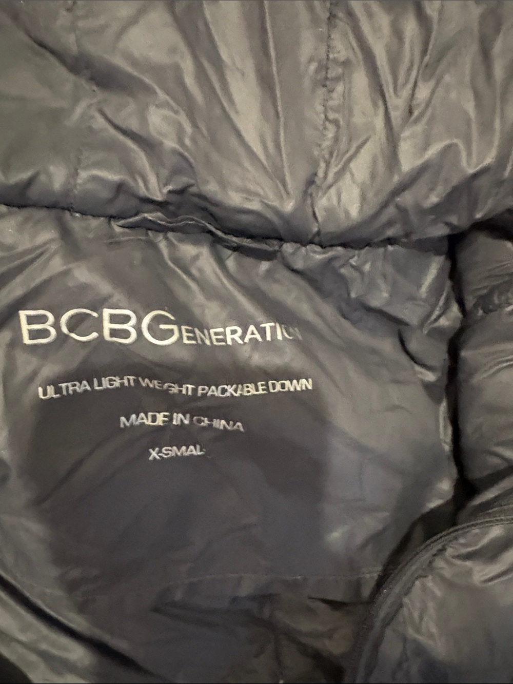 BCBGeneration Packable Down Jacket - Black - Picture 3 of 7